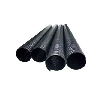 Rainwater Drainage Pipe DN600 SN8 Flexible Steel Strip Reinforced HDPE Spiral Corrugated Pipe