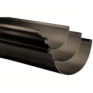 Rainwater Drainage System Half Round Shape Aluminum Rainfall Water Gutter
