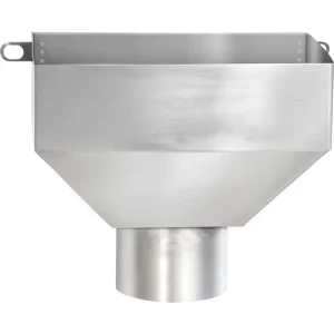 Rainwater Funnel Gutter Downspout Side Drain Corrosion Resistant Durable Quick Drainage Pipe Tank Drainage System