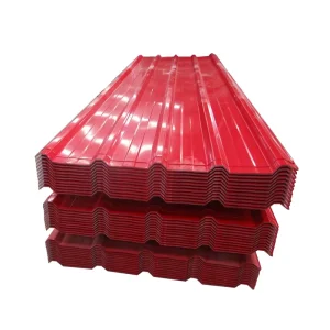 Ral Color Galvanized Steel Roof Sheets 4X8FT Building Material PPGI Made Color Coated Corrugated Roof Sheet