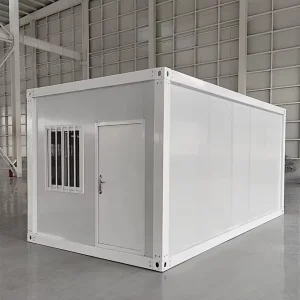 Ready Made Container House Waterproof Fire Resistant Flat Pack Design
