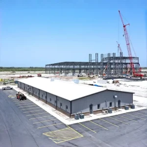Ready Made Heavy Steel Structure Warehouse with Welded Frame High Strength Maintenance Free Custom Sizes