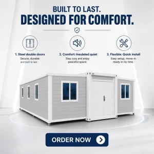 Ready to Occupy Movable Prefab Home Low Cost Prefabricated Modular Container Houses Homes Offices Hotels Companies Factory
