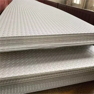 Ready to use 304L Stainless Steel Anti slip Stairs Patterned Plate Treads with Welding and Laser Cutting