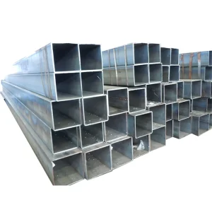 Rectangular Carbon Steel Tube Square GI Pipe RHS 20×40 50×100 Hollow Section Galvanized Steel Products for Structural Use