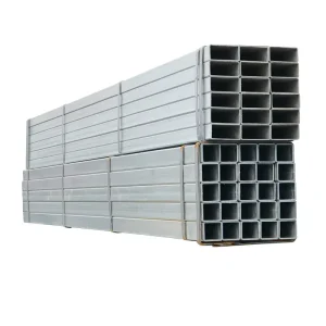 Rectangular Steel Pipe Galvanized Steel Tube ASTM A36 DC01 Q235 DX51D Zinc Coated Carbon Steel Square Pipe Rectangular Tube