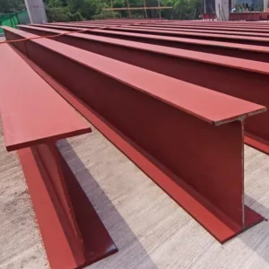 Red Iron Steel Components for Steel Structure Warehouse
