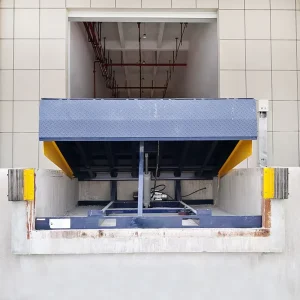 Reinforced Main Beam Fixed Hydraulic Dock Leveler 6 15T Industrial Loading Platform