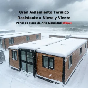Reinforced Rust Free Galvanized Steel 20ft Expandable Container House with 100% Rainproof Test for Coastal Fjords Site