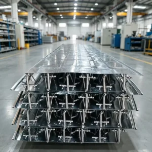 Reinforced Steel Truss Floor Deck Galvanized Metal Truss Deck For High Rise Construction