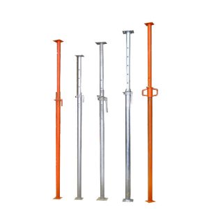 Reinforced Traditional Steel Prop HDG 800kg Telescopic Tube Support For Scaffolding Concrete Beam Structure Warehouse Cambodia