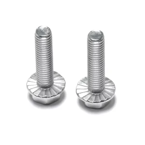 Reliable China Supplier SS304 Indented Serrated Hex Flanged Bolt M4-M12 UNF Thread Plain Finish Without Fittings