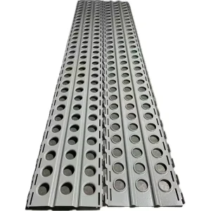 Reliable Safe Worksite Access Metal Stair Treads Anti Skid Plates Pierced Steel Planking Marston Mat Durable Perforated Metal