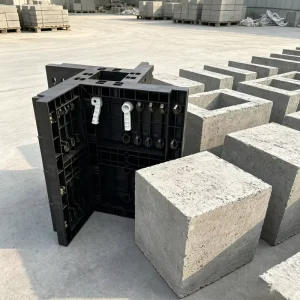 Reusable Adjustable Plastic Steel Square Column Molds Concrete Square Column Formwork for Concrete Casting Works