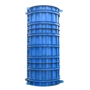 Reusable Customized High Strength Steel Iron Cylindrical Column Formwork Formwork Panel Adjustable Size Easily Assembled