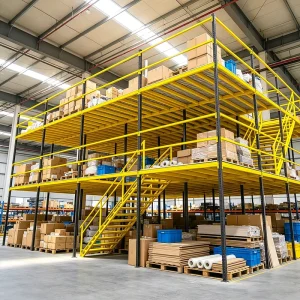 Reusable Detachable Steel Mezzanine Platform Warehouse Attic Racking For Rent Factory