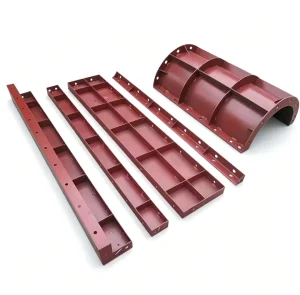 Reusable Industrial Steel Circular Column Formwork Custom Diameter Height High Load-Bearing Compression-Resistant Concrete