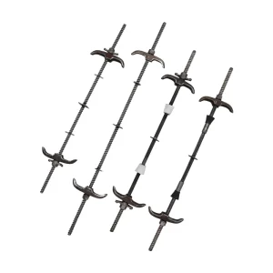 Reusable Three-Section Waterstop Tie Rod Q235B Steel Detachable Water Stop Bolt for Concrete Wall Formwork Fixing