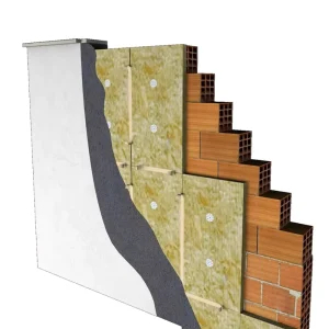 Rigid External Facade Wall Thermal Insulation Stone Wool Slab Laine De Verre R Tech Insulation Wool Rock Wool Price