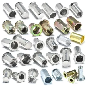 Rivet Nuts Carbon Steel Zinc Plated Equipment High Strength Building Steel Structure Knurled Shank Rivet Nuts