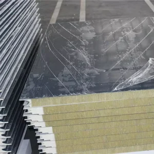 Rock Wool Dark Grey Rock Wool Core Sandwich Panels