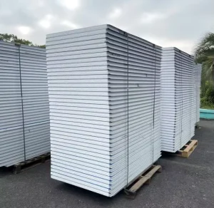 Rock Wool Glass Wool Sandwich Wall Roofing Panel Thermal Insulated Fireproof Sandwich Plates