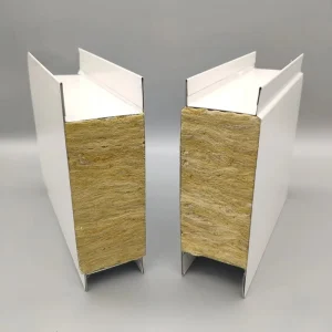 Rock Wool Metal Sandwich Panel a Level Fireproof Water Resistant for Clean Room Walls and Prefabricated Warehouse