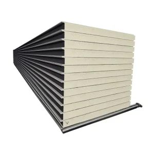 Rock Wool PU EPS Sandwich Panels Thermal And Sound Insulating Materials Fire Resistant Eco-Friendly Warehouse