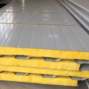 Rock Wool Roof Panel Sandwich Panel Rock Wool Stone Lightweight Composite Sandwich Wall Board