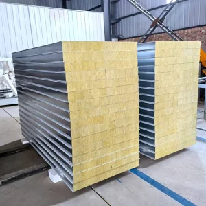 Rock Wool Roof Sandwich Panel Water Resistant 50mm Thickness