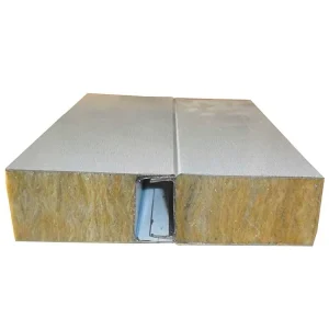 Rock Wool Sandwich Panel Roof Steelfire Resistant Rock Wool Insulated Sandwich Panels