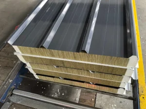 Rock Wool Sandwich Panel Technical Support Sandwich Wall Panels for Warehouse