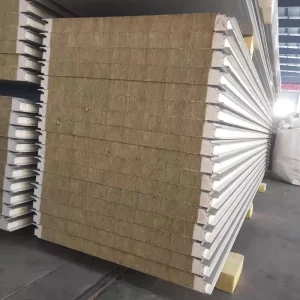 Rock Wool Sandwich Panel Thermal Sound Insulation Clean Room Sandwich Panels Polyurethane Foam Sandwich Panel