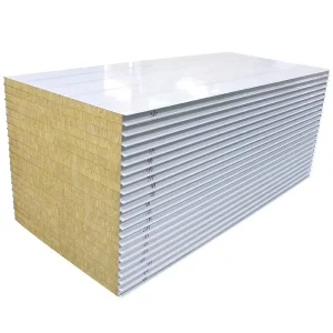 Rock Wool Sandwich Panel for Factory Warehouse Roof Wall Insulation Sheet