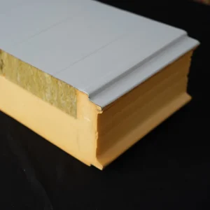 Rock Wool Sandwich Panel for Fire Insulation and Exterior Wall Decoration