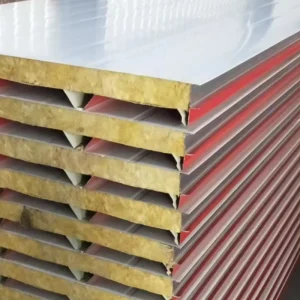 Rock Wool Sandwich Panels for Hotel Fireproof Clean Room Partitions