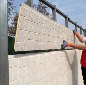 Rock Wool Sandwich Panels for Roofing and Wall Building Materials Polyurethane Sandwich Panels
