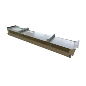 Rock Wool Sandwich Roof Panel for Cold Room Hotel Applications Sample Board Included