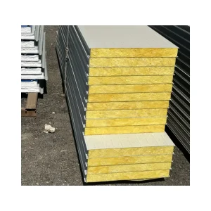 Rockwool Insulation Wall Panel Glass Wool Sandwich Panel