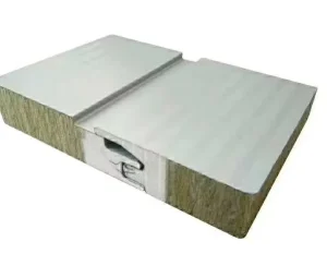 Rockwool Sandwich Panel A1 Fire Rated Thermal Insulation & Acoustic Easy Installation for Industrial & Commercial Use