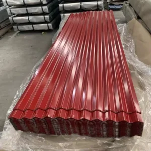 Roof Panel PPGI Galvanized Corrugated Steel Roofing Sheet Customizable Color Welding & Cutting Factory Direct 0.3mm 0.6mm