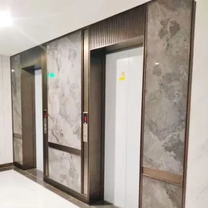 Rose Gold Brushed Color U Shaped Stainless Steel Trim Wall
