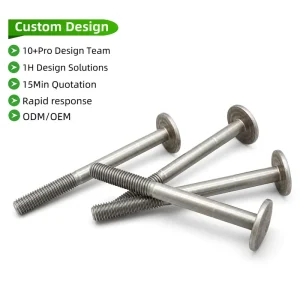 Round Head Bolts Non-Standard Special-Shaped 35K Carbon Steel Grade B