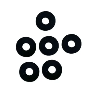 Round Head Rubber Gasket for Rivet or Rivet Nut Black Flat Washer With Waterproof Rivet Shock Absorption