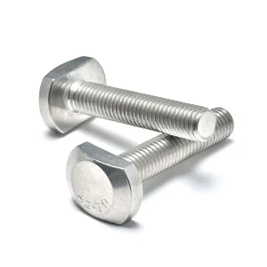 Rounded Head T Bolt Fastener for Secure Mounting of Machine Guard Panels and Enclosures