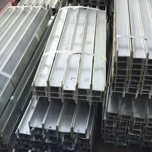 S275JR Hot Dip Galvanized I Beam for Offshore Platform and Marine Engineering Structures