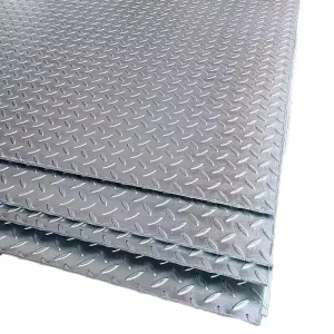 S275JR and S355JR Tear Drop Pattern Stair Treads and Anti-slip Plate Steel Sheets with Cutting Service