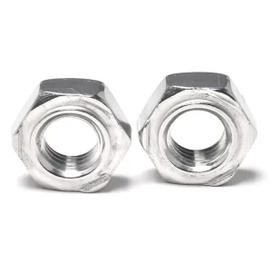 S304 Precision Thread Vibration Proof Assorted Sizes Hex Slotted Nut for Heavy Duty Machinery