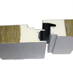 SAMPLE ROCK WOOL Steel Warehouse Door Fire Rated Sandwich Panel with Board Sample