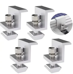 SFS MCN2 Aluminum Stainless Steel Solar Panel Mounting System Support Bracket Middle End Clamps for Open Ground